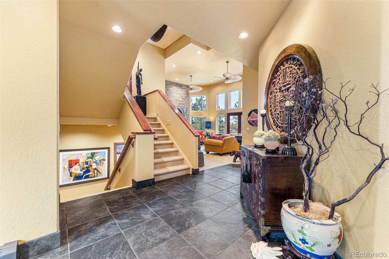 395 Timber Lane Boulder, CO 80304 - Photo 6 of 37 a view of entryway wih furniture and stairs