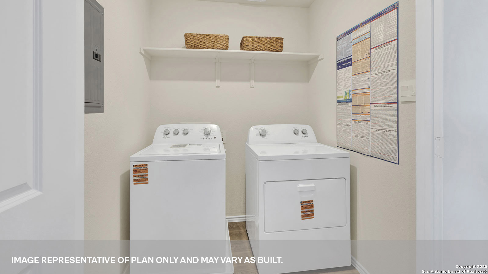 482 Low Pasture Trail Maxwell, TX 78656 - Photo 21 of 35 a utility room with dryer and washer