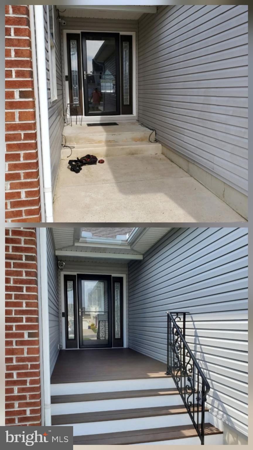 247 Cider Run Magnolia, DE 19962 - Photo 39 of 44 BEFORE & AFTER Front Porch