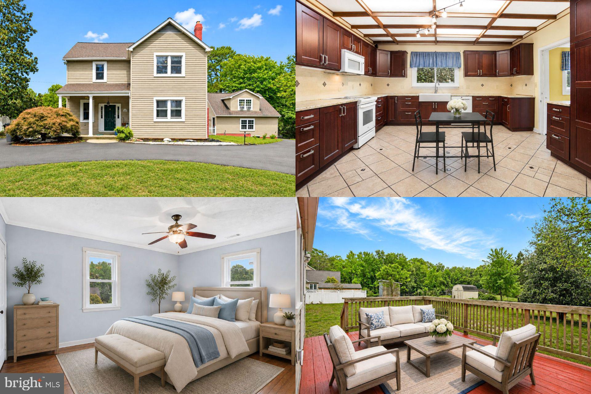8965 Poorhouse Road Port Tobacco, MD 20677 - Photo 1 of 18 a view of a patio with couches and table and chairs with wooden floor