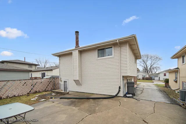 a view of a house with a patio