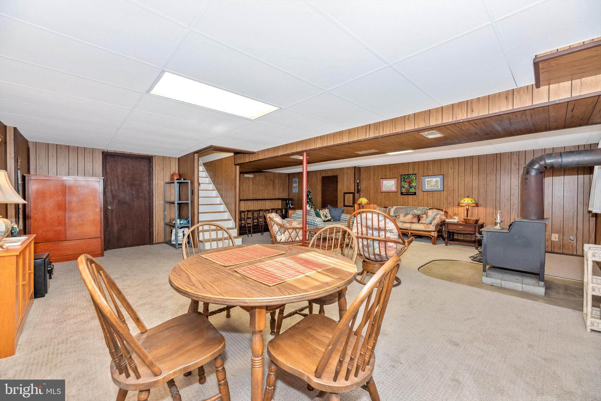 5416 Ridge Road Mount Airy, MD 21771 - Photo 20 of 33 Huge Recreation Room with Wood Stove
