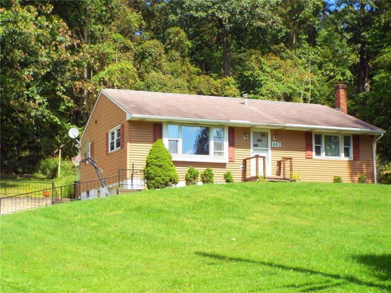 447 Harvey Road Foxburg, PA 16036 - Photo 1 of 23 Welcome to 447 Harvey Rd! Easily maintained 2 bedroom 1 1/2-2 bath ranch home overlooking the 6th hole of the historic Foxburg 18 hole public golf course. Within walking distance of the Allegheny River and Rails to Trails bike/hiking paths. 1 stall integral garage with additional off street driveway parking.