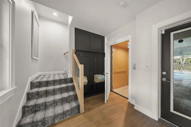 a view of bedroom and bathroom