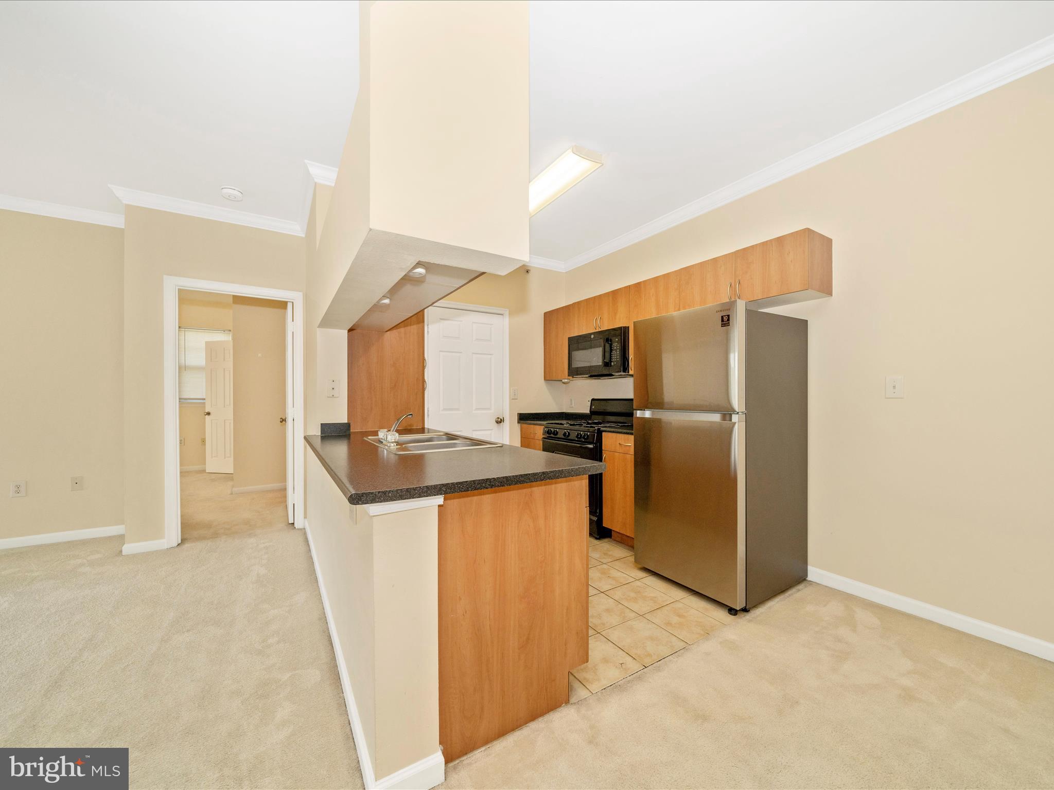 19606 Galway Bay Circle, Unit 401 Germantown, MD 20874 - Photo 12 of 50 a kitchen with stainless steel appliances granite countertop a refrigerator and a stove