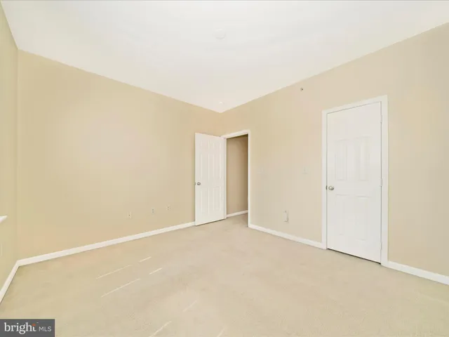a view of balcony with wooden floor