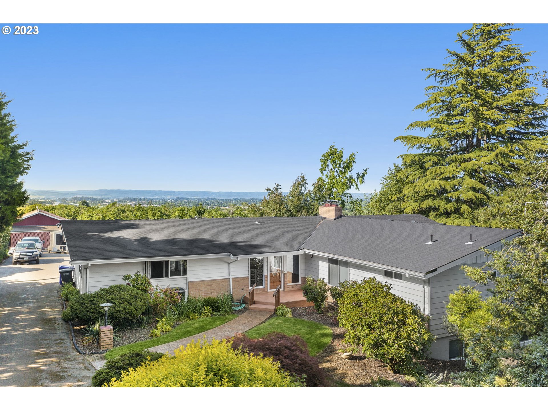 4185 Southwest Lafollett Road Cornelius, OR 97113 - Photo 43 of 45 an aerial view of a house