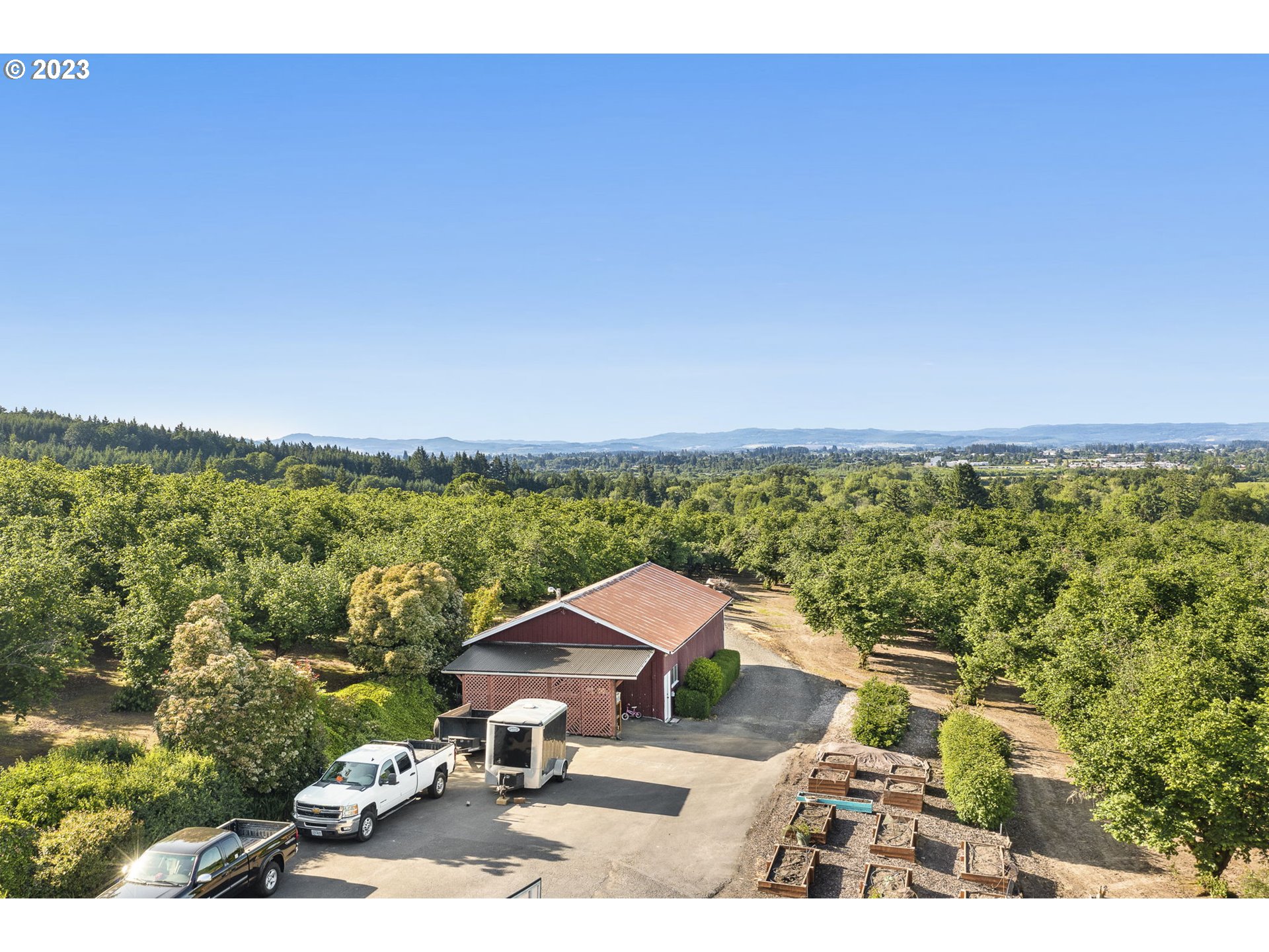 4185 Southwest Lafollett Road Cornelius, OR 97113 - Photo 44 of 45 a view of a city from a terrace