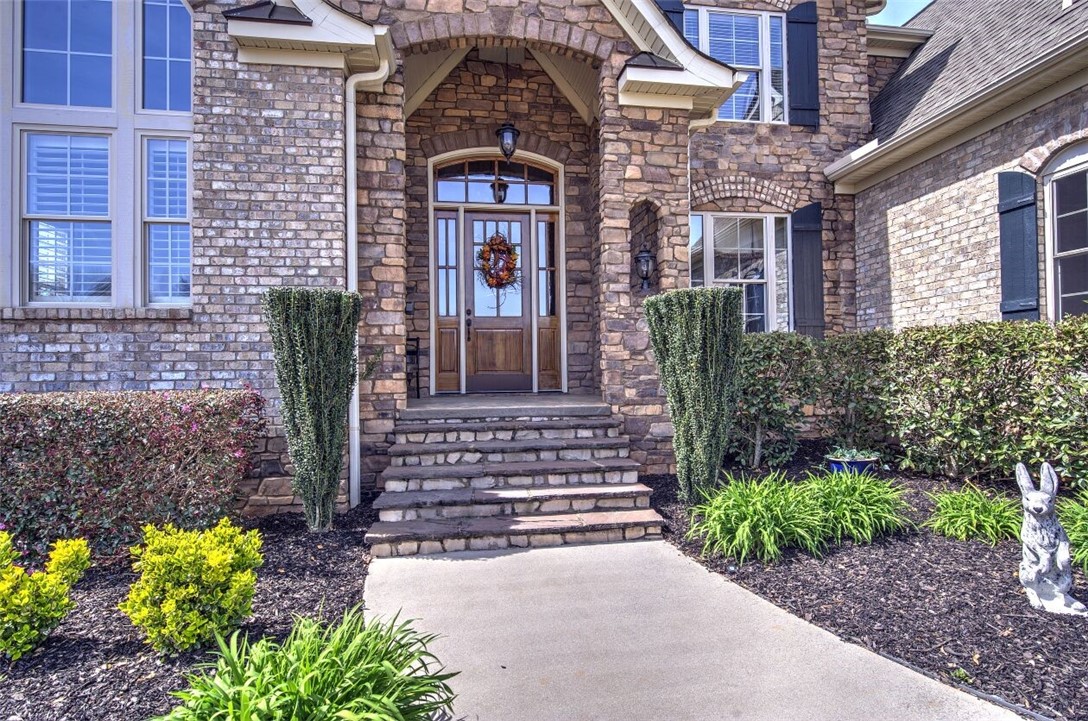 108 Bree Drive Anderson, SC 29621 - Photo 5 of 43 Beautiful entry with mahogany door + stained porch