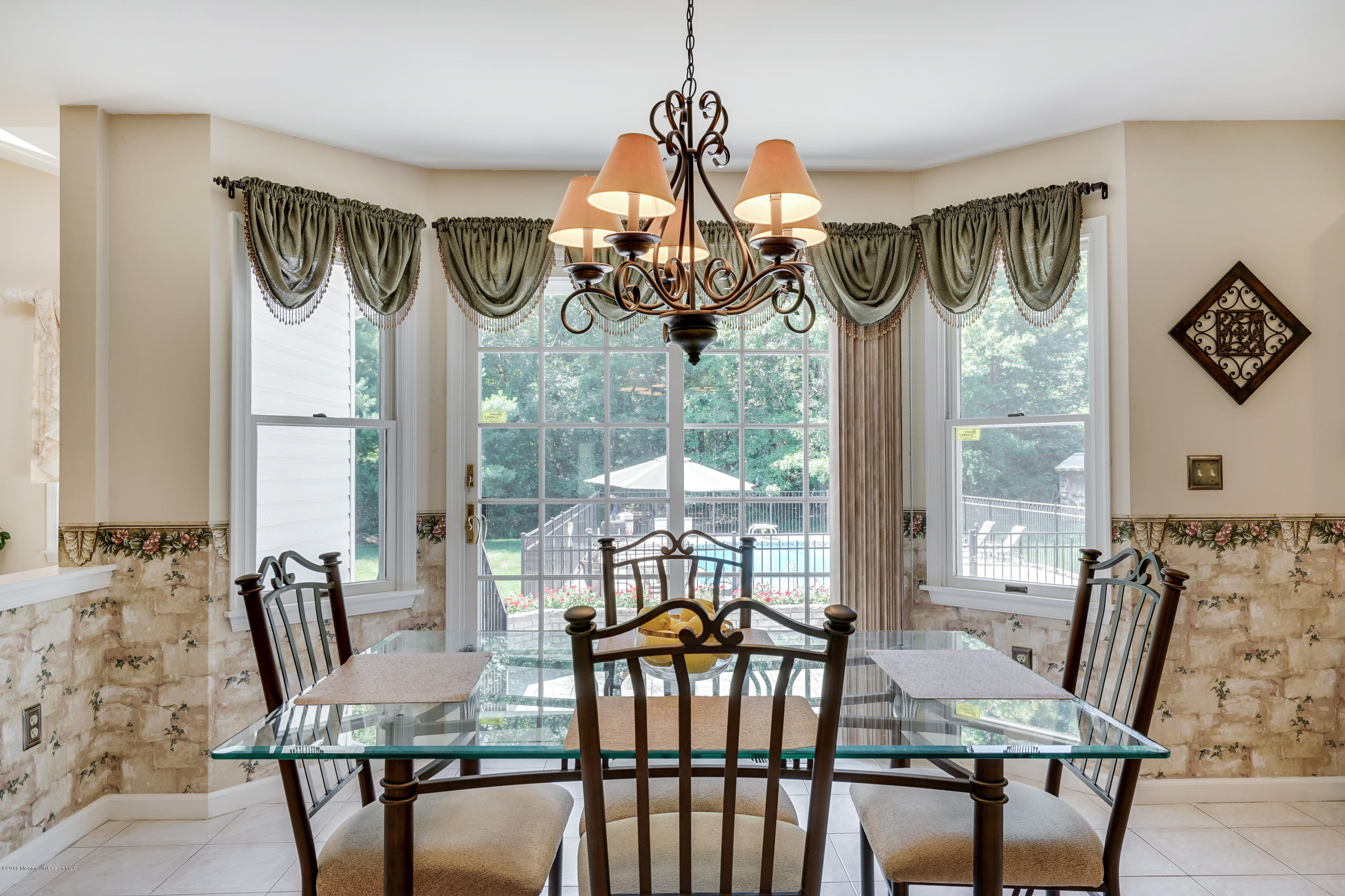 6 Overlook Drive Jackson, NJ 08527 - Photo 19 of 50 a view of a dining room with furniture window and outside view