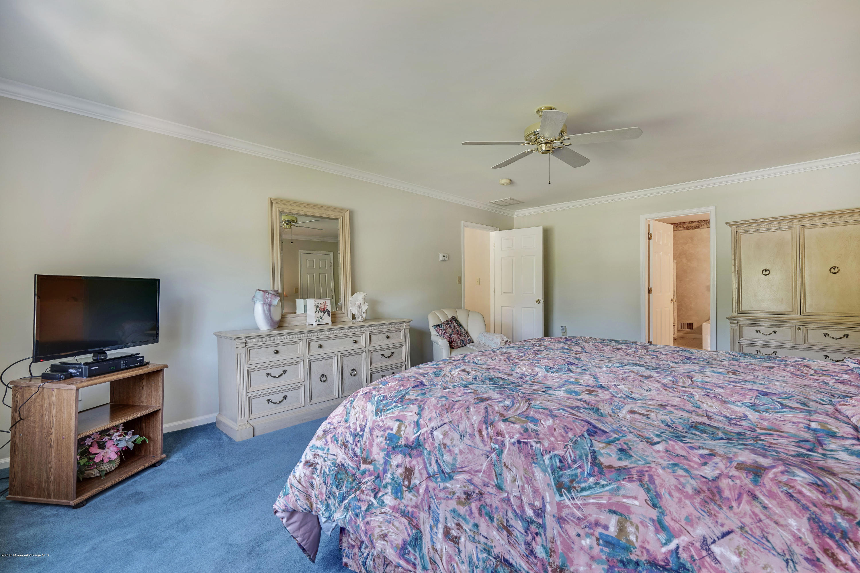 6 Overlook Drive Jackson, NJ 08527 - Photo 35 of 50 a spacious bedroom with a bed and a flat screen tv