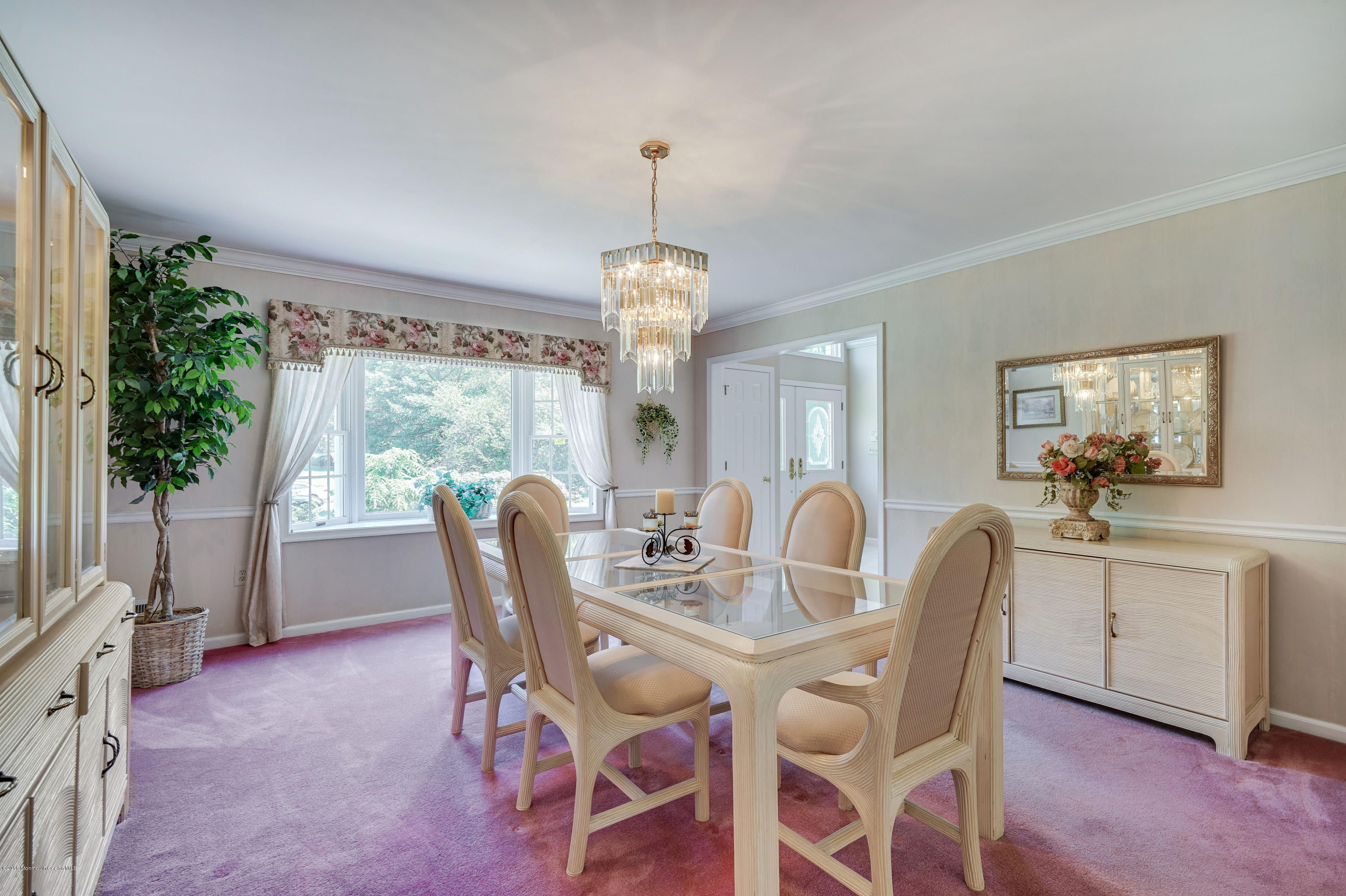 6 Overlook Drive Jackson, NJ 08527 - Photo 5 of 50 a dining room with furniture a chandelier and wooden floor