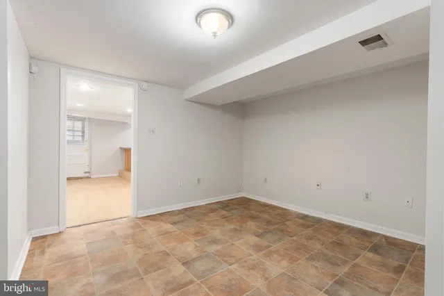 a view of empty room