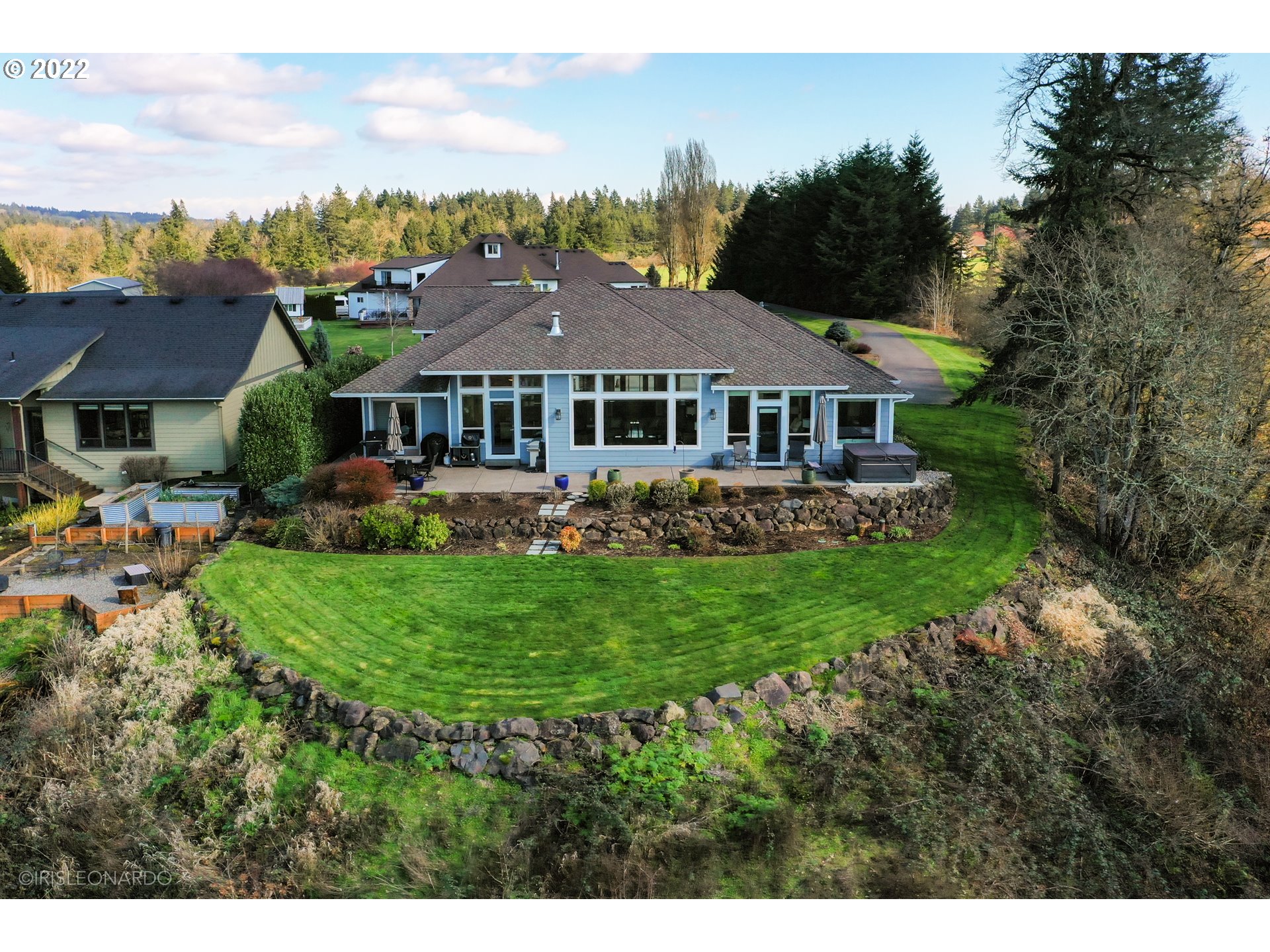 33806 Northwest Norstar Ranch Road Ridgefield, WA 98642 - Photo 31 of 32 a view of a house with garden and yard