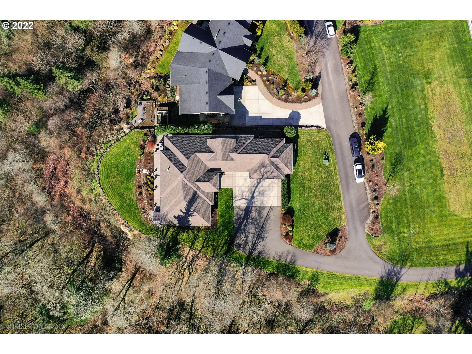 33806 Northwest Norstar Ranch Road Ridgefield, WA 98642 - Photo 32 of 32 an aerial view of a house with a garden