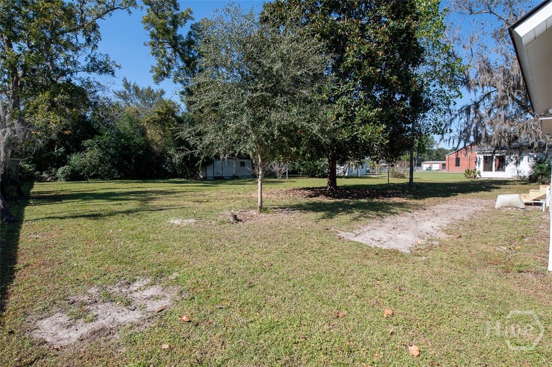 405 Magnolia Street Guyton, GA 31312 - Photo 47 of 51 Rear Yard From Left Side