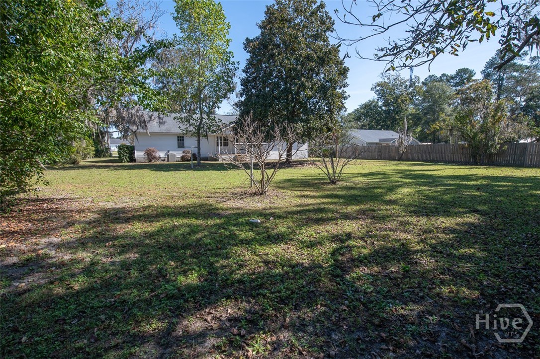 405 Magnolia Street Guyton, GA 31312 - Photo 50 of 51 Rear Yard From Back of Lot