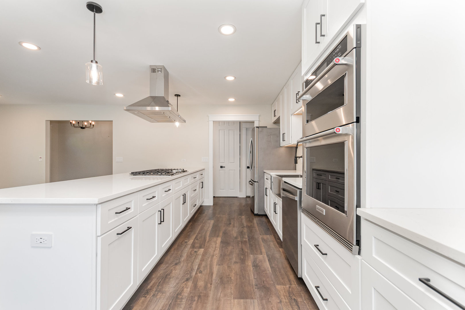 22 Sherwick Road Oswego, IL 60543 - Photo 7 of 29 a large kitchen with stainless steel appliances