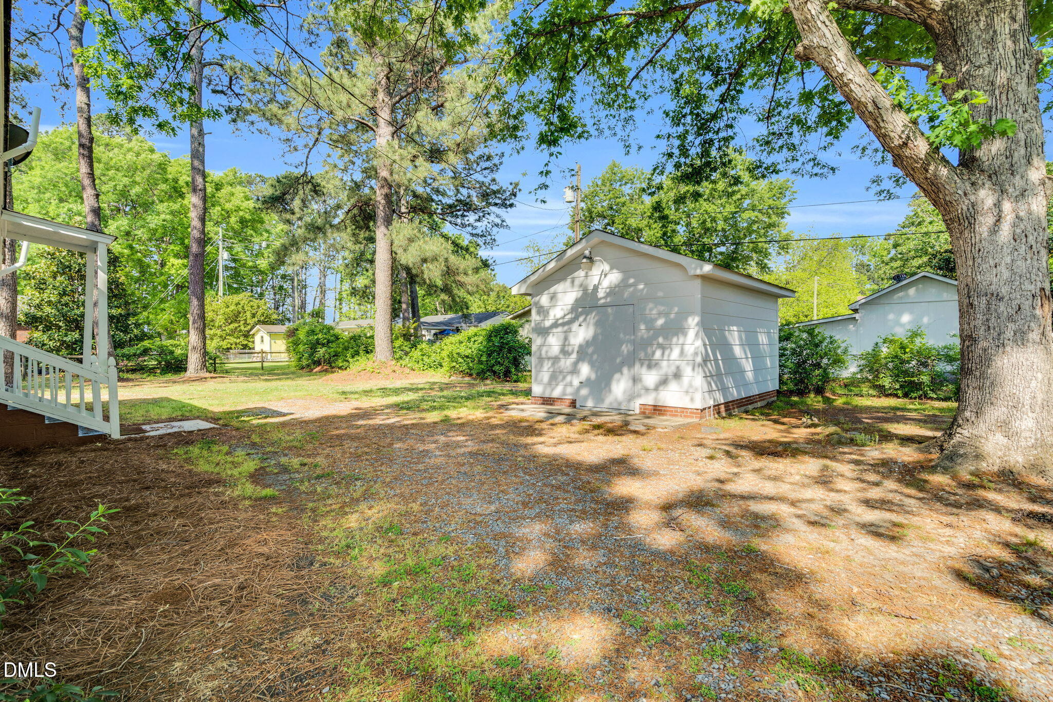 310 Chicopee Road Benson, NC 27504 - Photo 22 of 23 a view of a yard with plants and trees