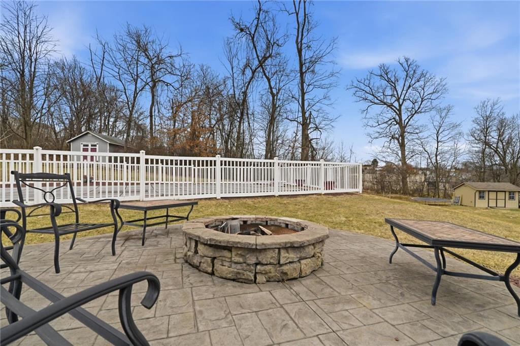 11621 Beacon Drive Irwin, PA 15642 - Photo 41 of 50 Custom built in fire pit
