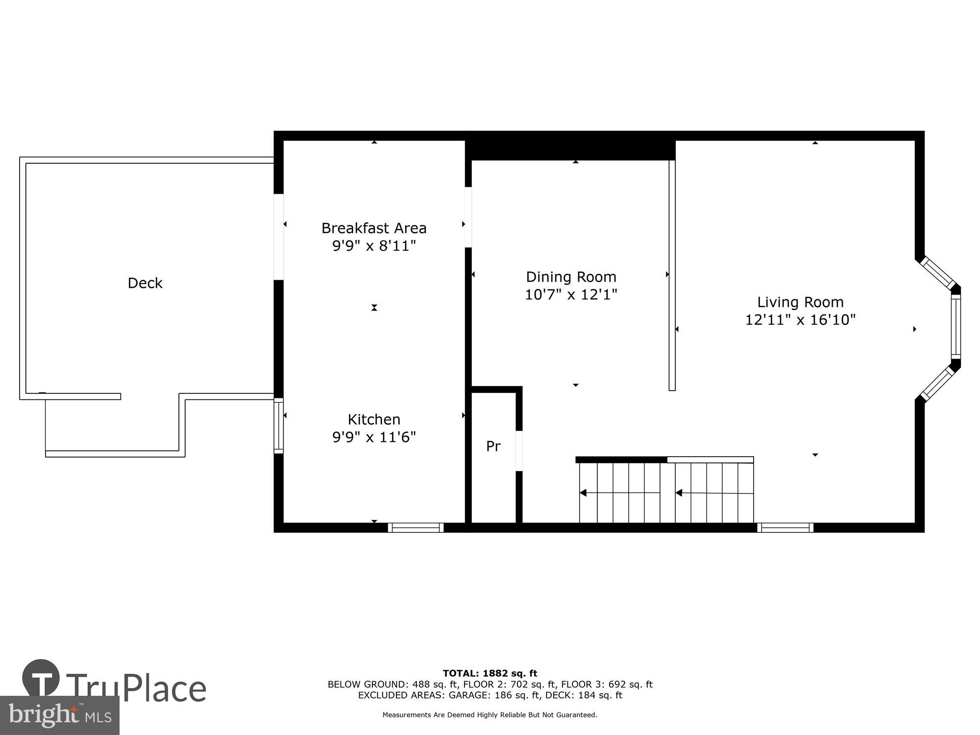 13131 Broadmore Road Silver Spring, MD 20904 - Photo 37 of 40 Main Level (Labels & Measurements)