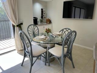 1605 Highway 1, Unit F204 Jupiter, FL 33477 - Photo 10 of 33 a dining room with furniture and wooden floor
