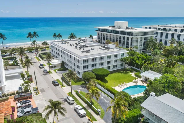 a view of a city that has tall buildings