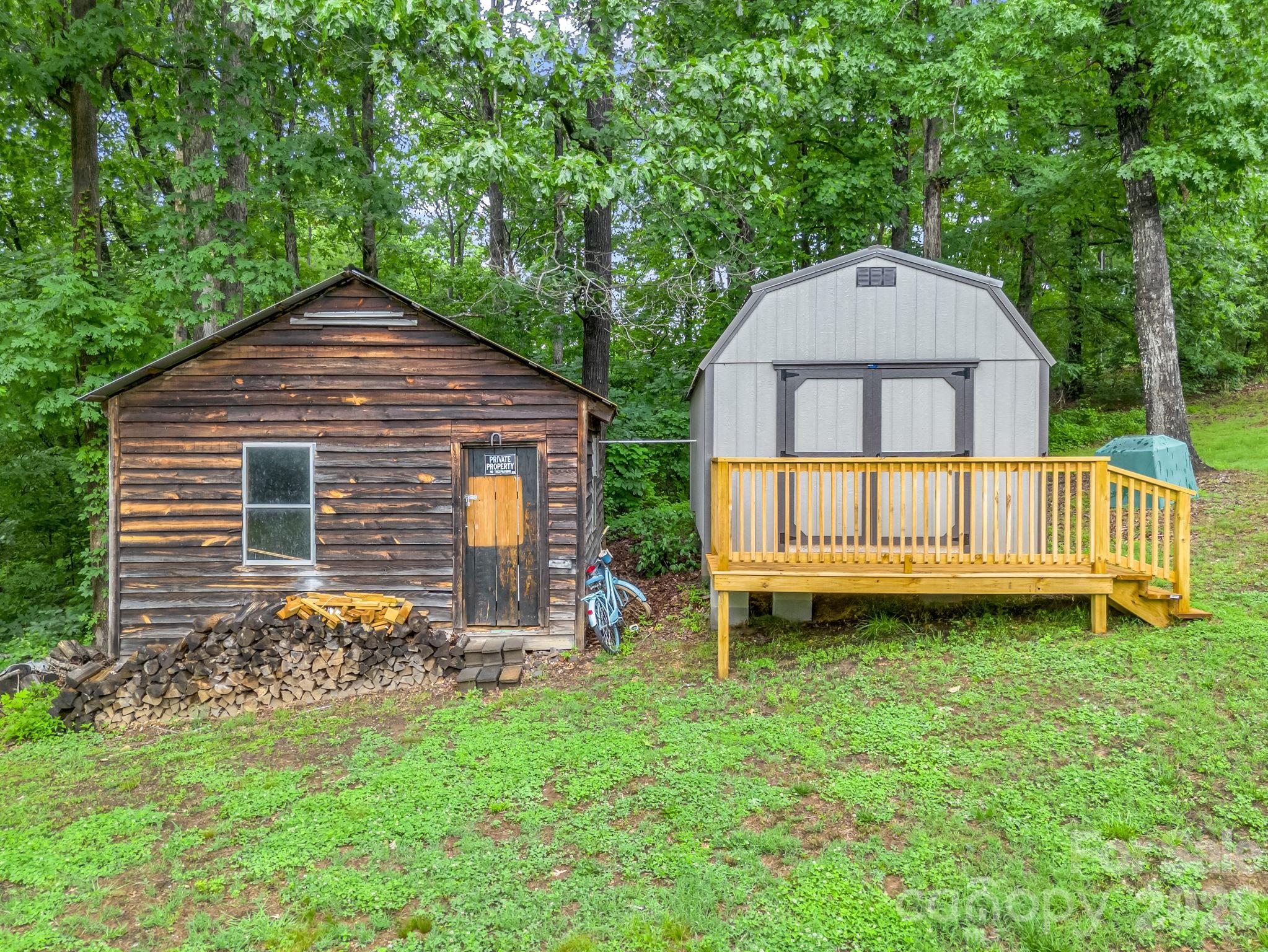 1449 Toney Road Bostic, NC 28018 - Photo 34 of 43 a backyard of a house with table and chairs