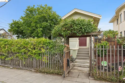 a house view with a garden