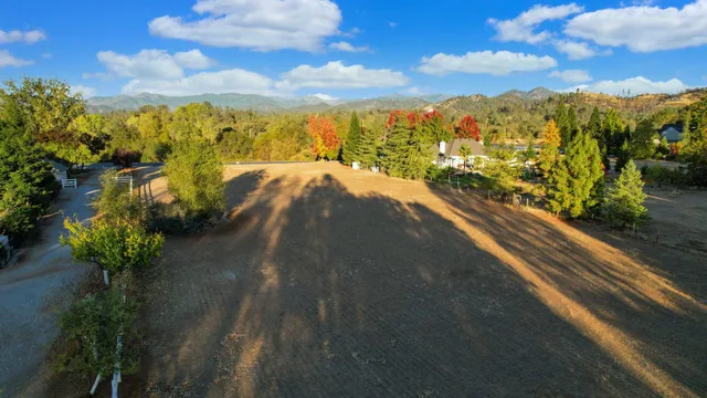 a view of a city street from a building