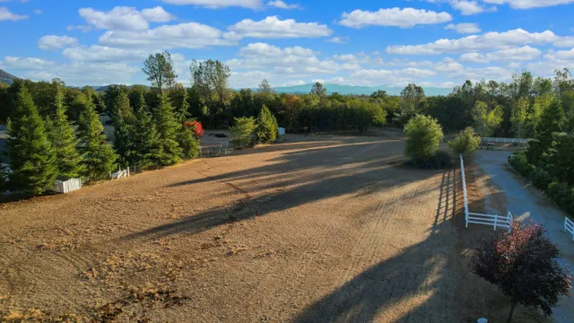 a view of a street with a houses