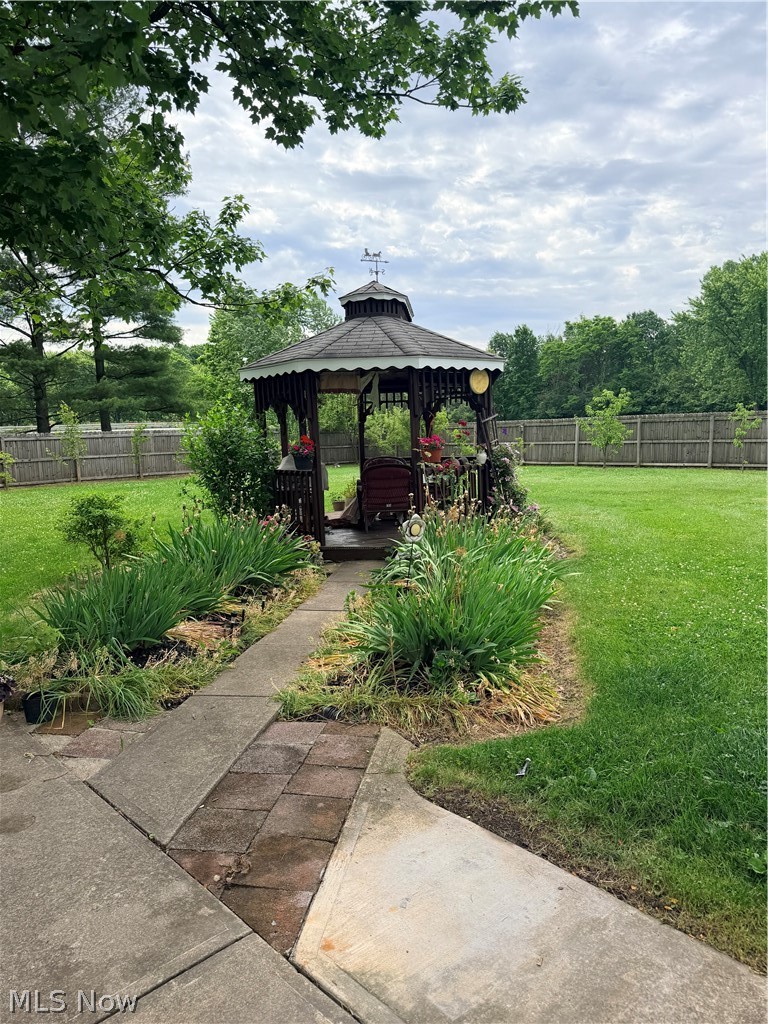 15381 Howe Road Strongsville, OH 44136 - Photo 8 of 50 yard with gazebo