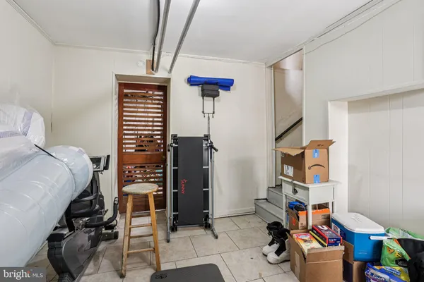 a room with furniture and a window
