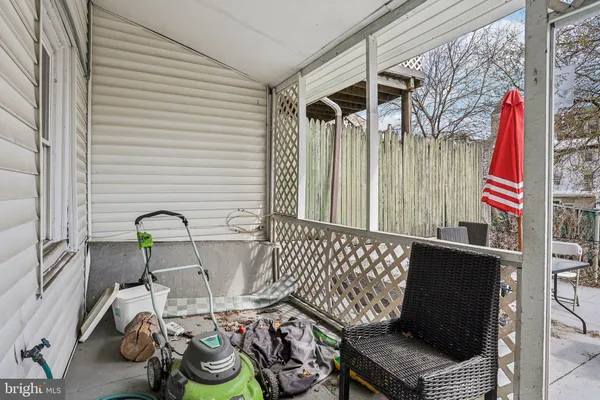 a view of balcony and patio