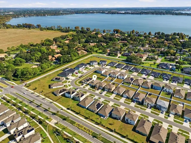 a view of an ocean with beach