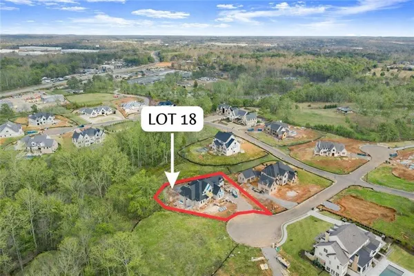 an aerial view of a