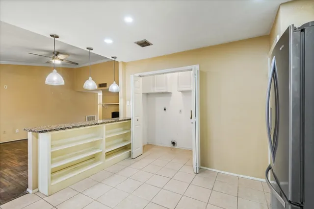 a view of an empty room