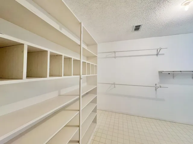 a view of a garden with a tree