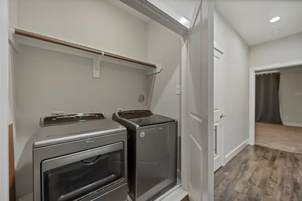 a view of washer and dryer