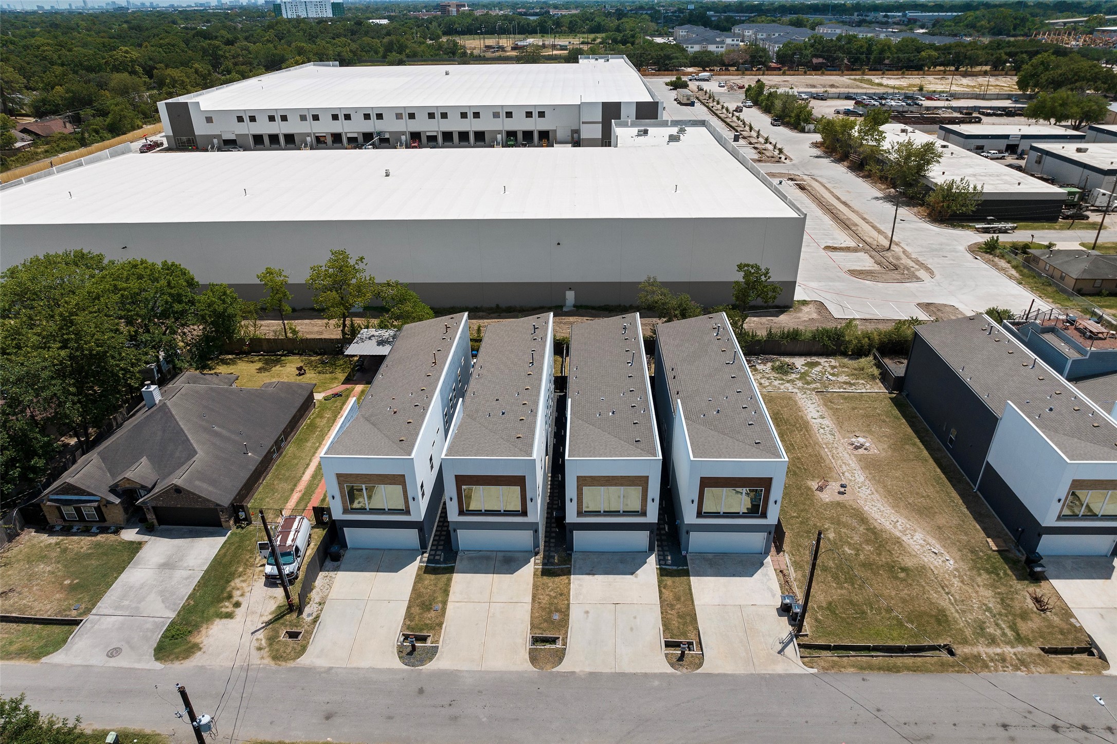 6533 Castlebay Drive Houston, TX 77092 - Photo 47 of 50 an aerial view of a house with yard and patio