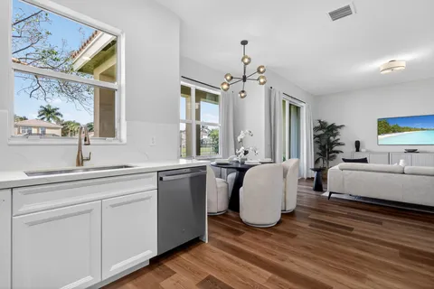 a bed room with a bed and a flat screen tv