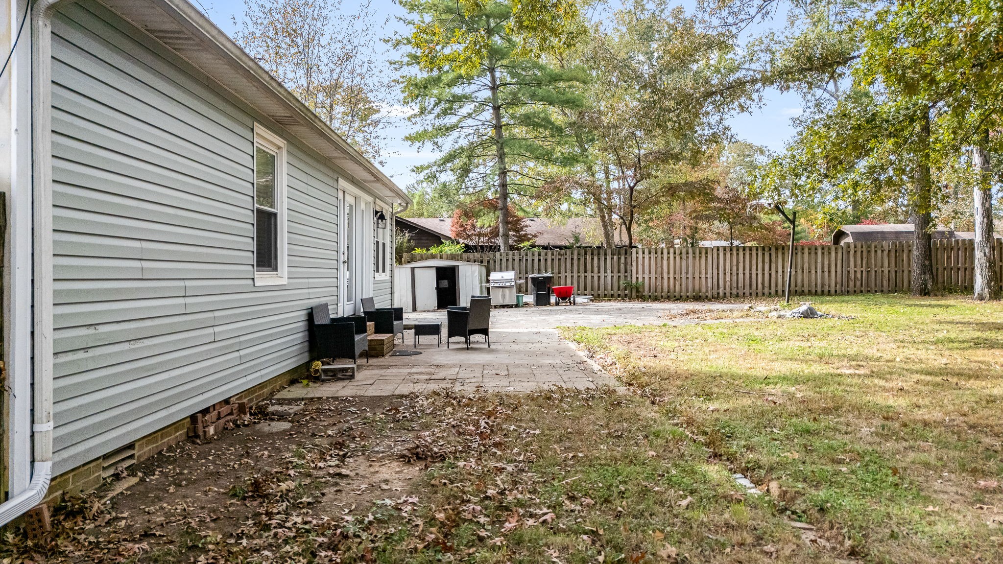 104 Dove Hollow Road Tullahoma, TN 37388 - Photo 32 of 37 a view of a backyard with a tree