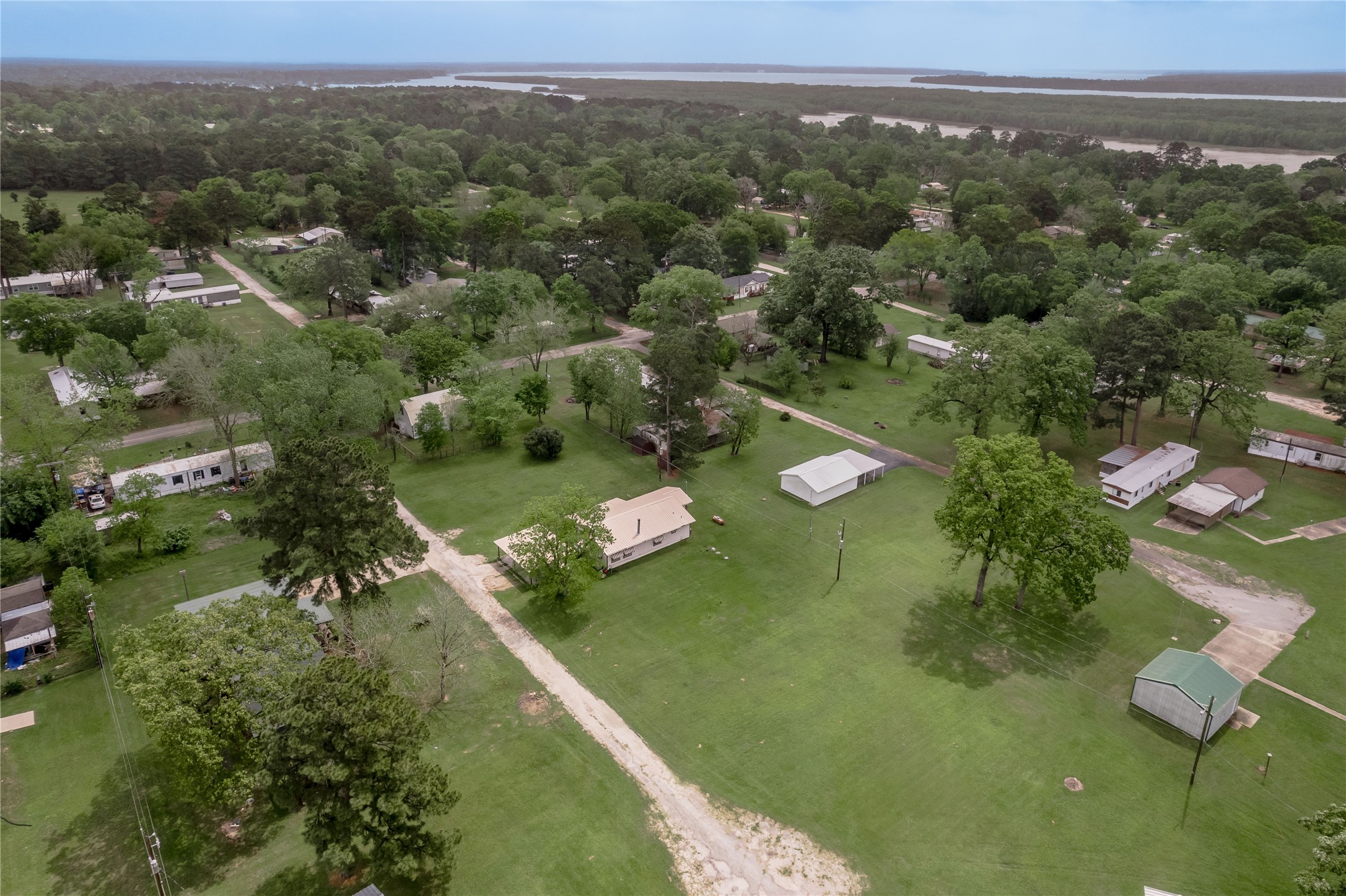 151 Moon Lake Drive Trinity, TX 75862 - Photo 40 of 46 a view of a city with mountains in the background