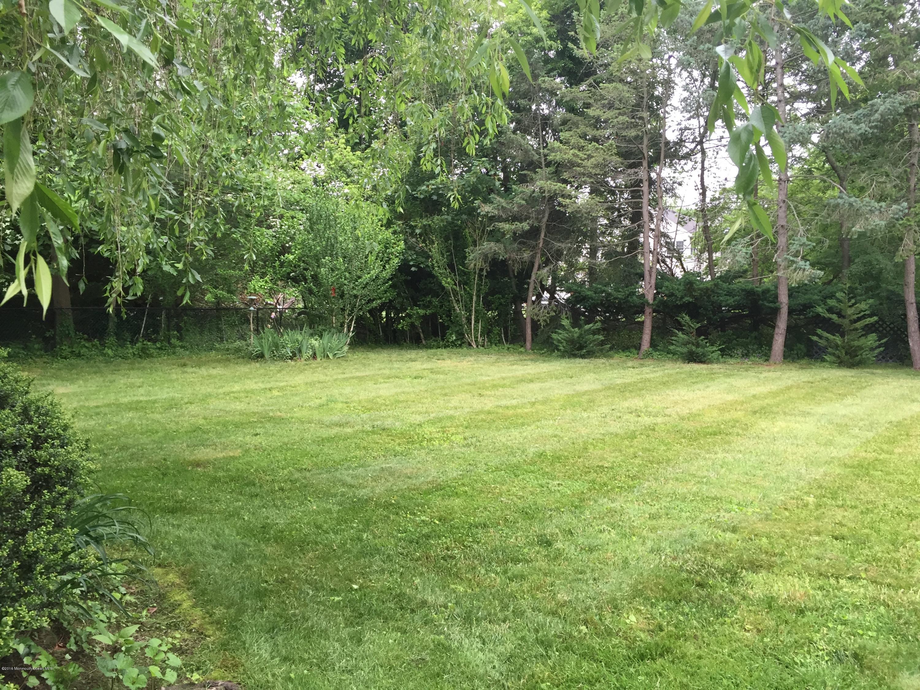 4 Pirates Cove Road Little Silver, NJ 07739 - Photo 6 of 8 Partially fenced rear yard
