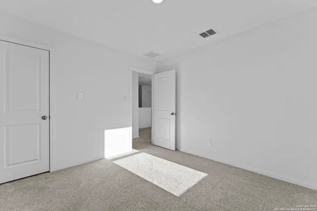 a view of an empty room