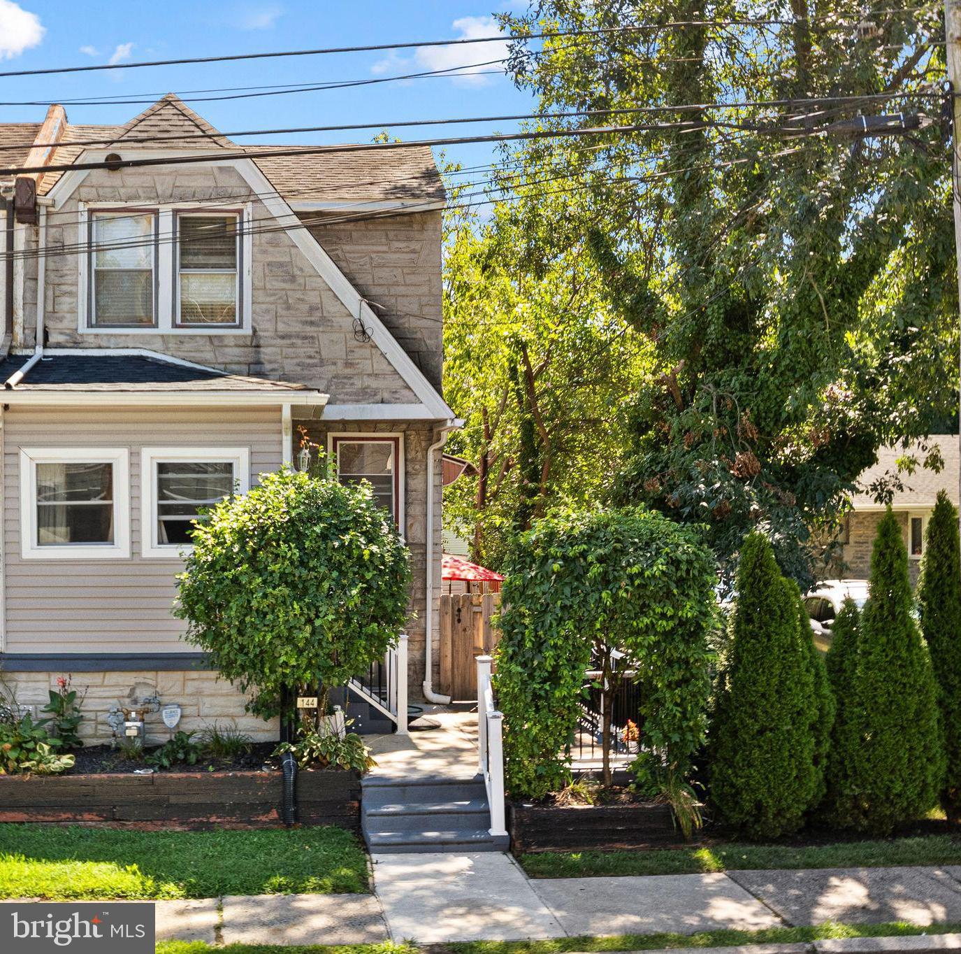 144 Fairview Avenue Lansdowne, PA 19050 - Photo 2 of 39 a front view of a house with a yard
