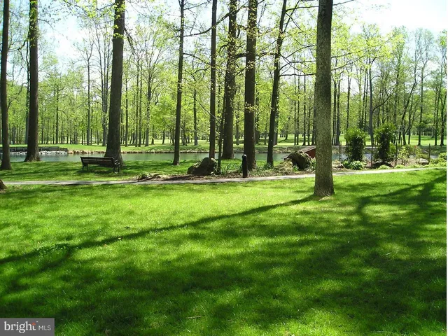 a patio with table and chairs and potted plants
