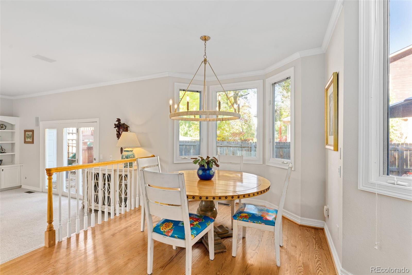 2435 South Fillmore Street Denver, CO 80210 - Photo 14 of 32 a view of a dining room with furniture window and outside view