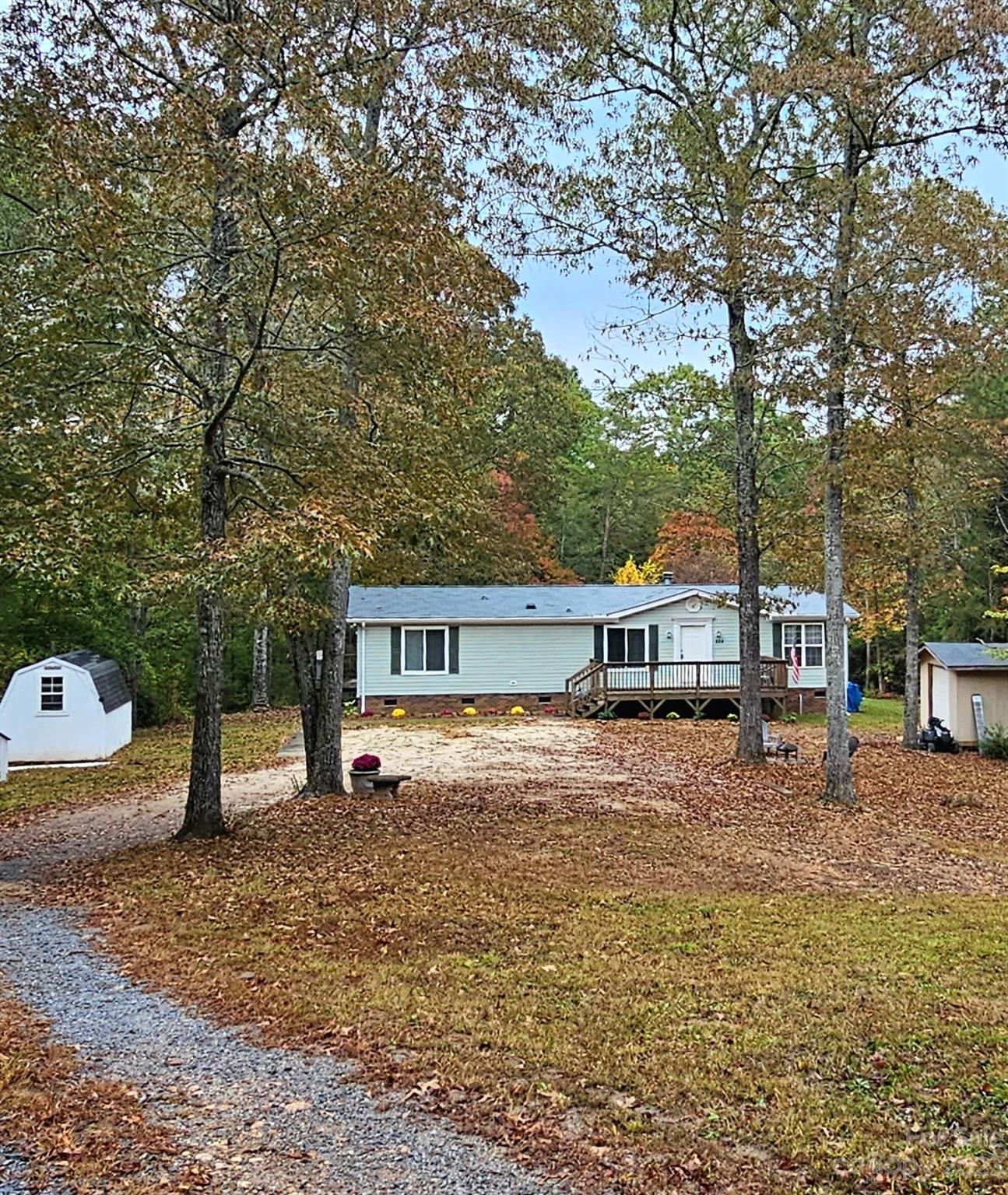 a house view with a backyard space