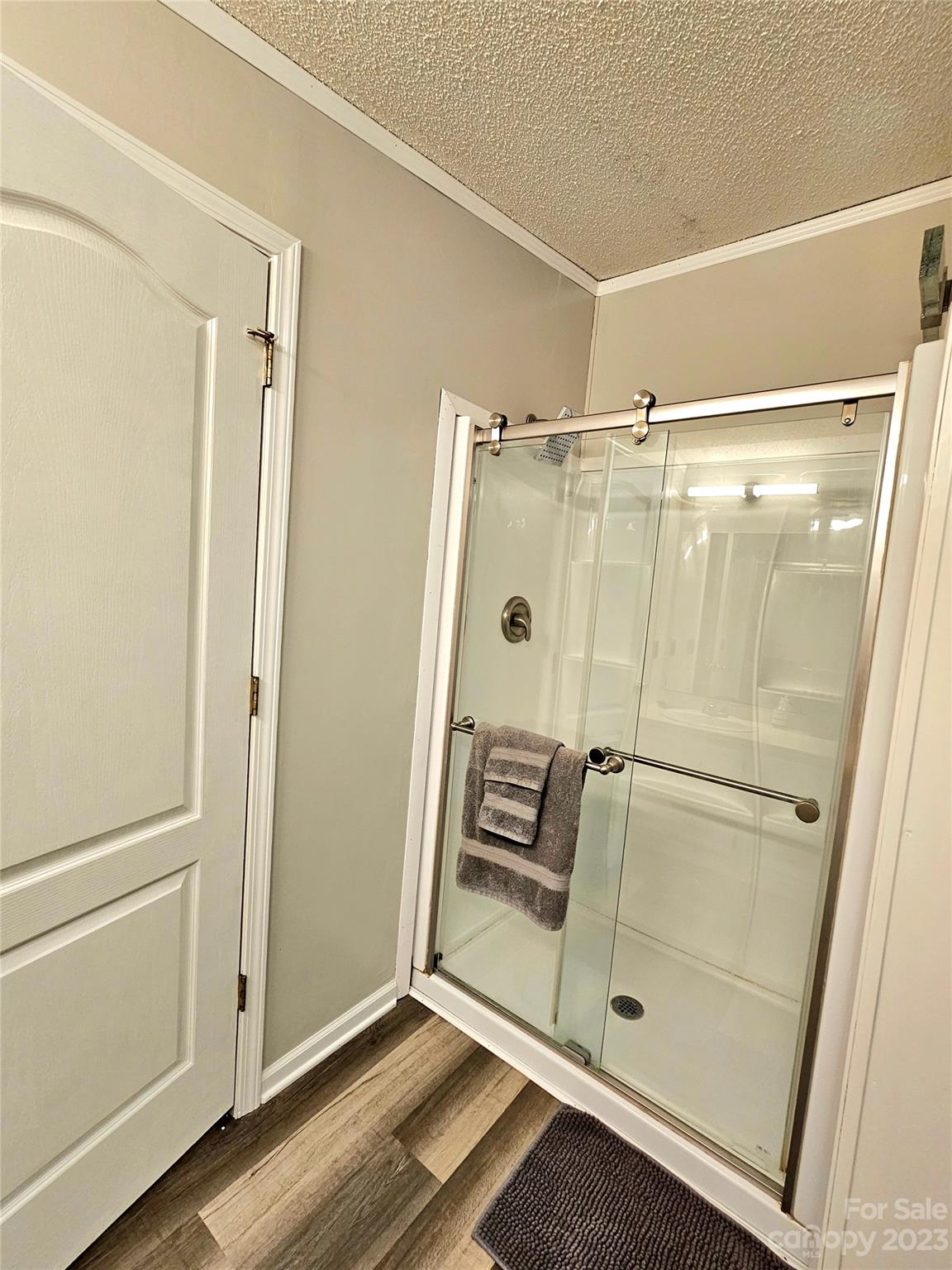 224 McDaniel Road Blacksburg, SC 29702 - Photo 13 of 20 a bathroom with a shower and a glass door